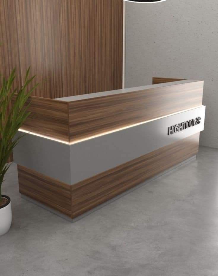 Modern reception desk